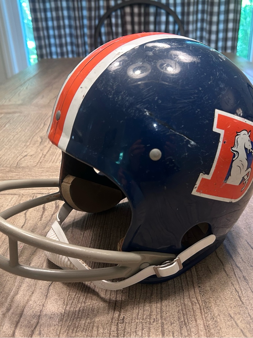 Vintage Denver Broncos Football Helmet